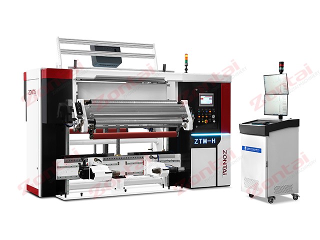 NEW ZTM-H Automatic inspection Doctoring Rewinding Machine For Printing Film