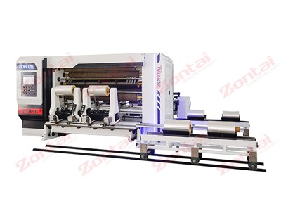 Máquina de corte y rebobinado de películas de gran anchura de tipo estantería de velocidad ZTM-G de 600 m/min